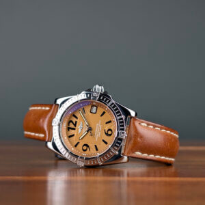 Breitling Callisto A77346 Brown Dial [661B] Front