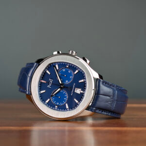 Piaget Polo G0A43002 Blue Dial Chronograph [182 021] Front