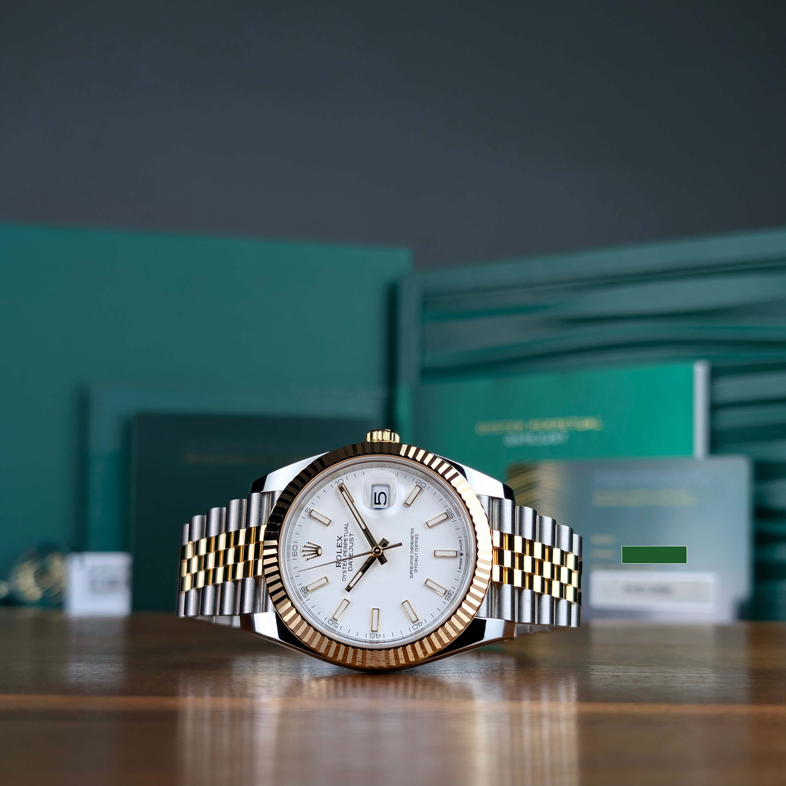 ROLEX メンズ コンビ 純正 コマセット 16250他 箱 おまけ付 Brand New 2026 Complete Set Rolex Datejust 41 126333 | eBay