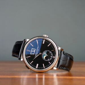 A. Lange & Sohne Saxonia Moon Phase 384.029:LSLS3843AV Front